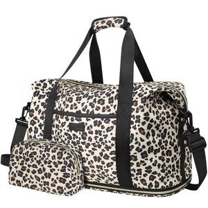 Expandable Travel Duffle Bag, Waterproof Weekender Overnight Bags for Women Men
